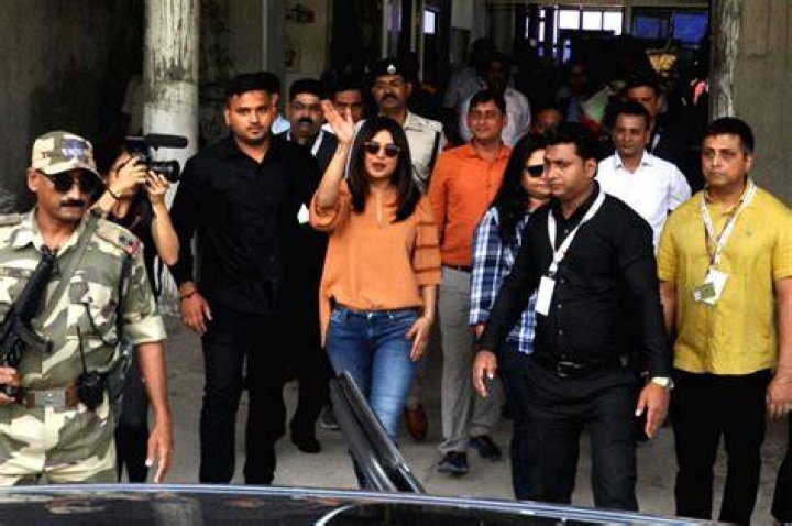 Priyanka Chopra in Jorhat, Assam, India in April 2018