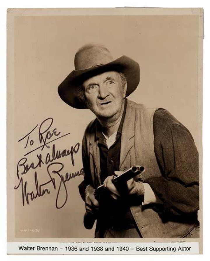 Publicity photo of Walter Brennan as Amos McCoy from the television program The Real McCoys