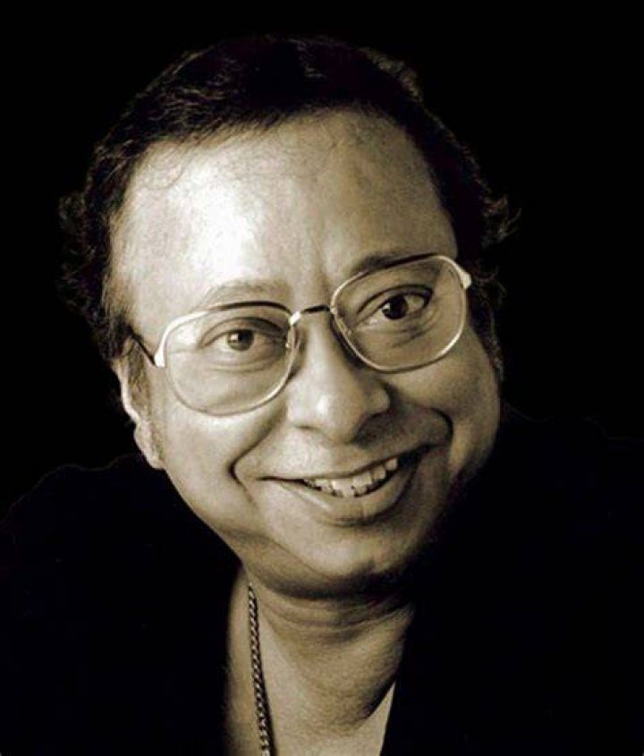 R. D. Burman as seen performing with his wife Asha Bhosle in 1981