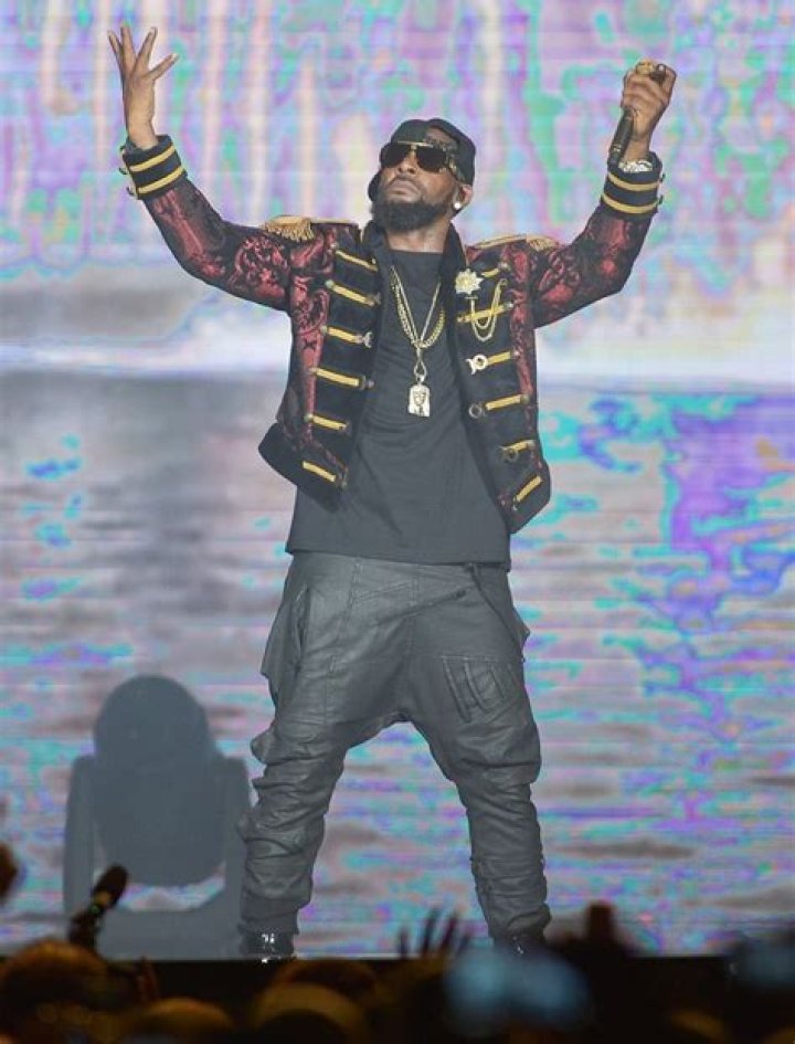 R. Kelly during a concert at Barclays Center in September 2015