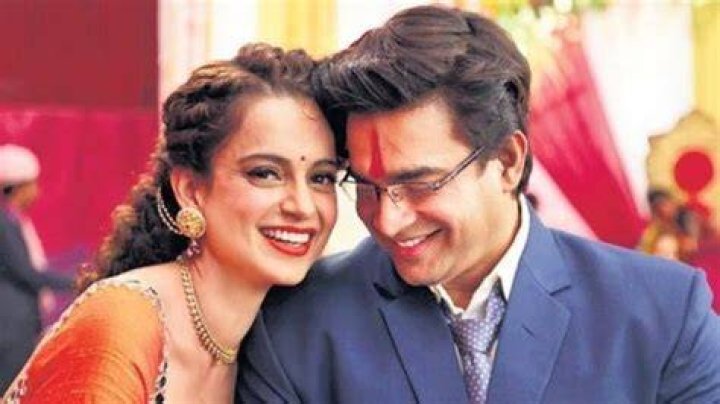 R. Madhavan and Kangana Ranaut during the promotions of Tanu Weds Manu in 2011