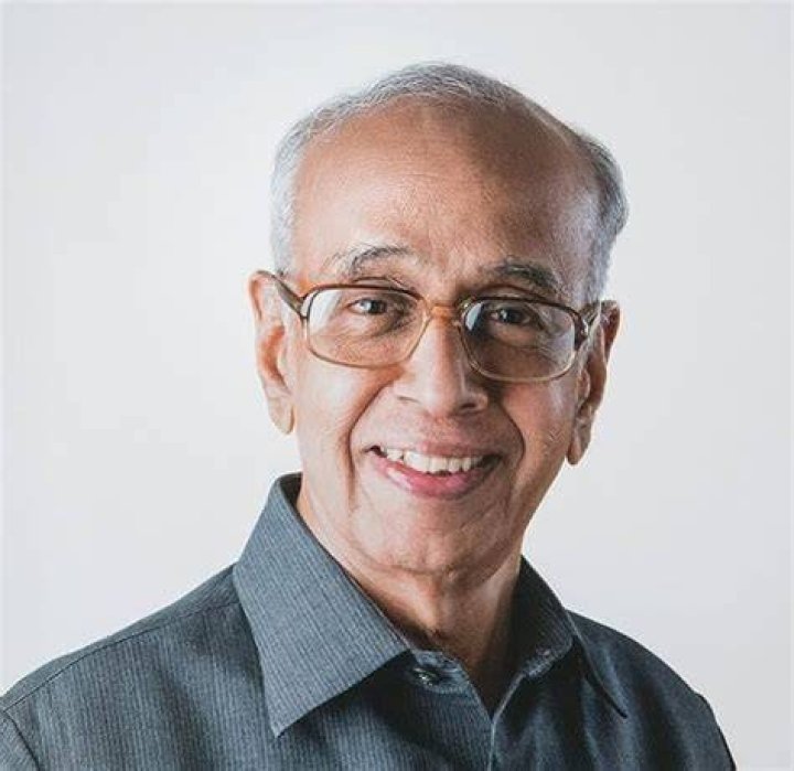 R. Thyagarajan as seen while posing for the camera