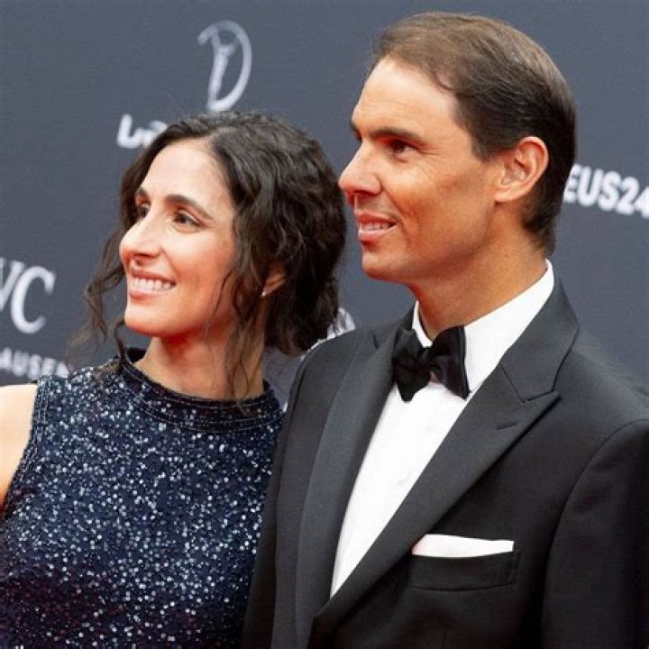 Rafael Nadal with his fiancee Maria Francisca Perello at the Barclays ATP World Tour Gala in 2011