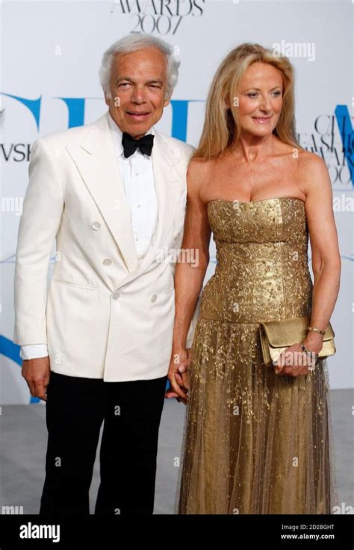 Ralph Lauren with his wife Ricky Lauren