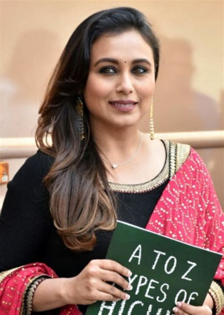 Rani Mukerji as seen promoting her film Hichki on the sets of reality show Dance India Dance in February 2018