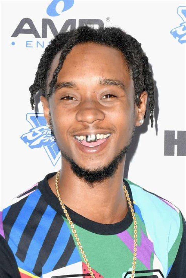 Rapper Slim Jxmmi poses at event organized by the Fader magazine in March 2017 Rapper Slim Jxmmi poses at event organized by the Fader magazine in March 2017