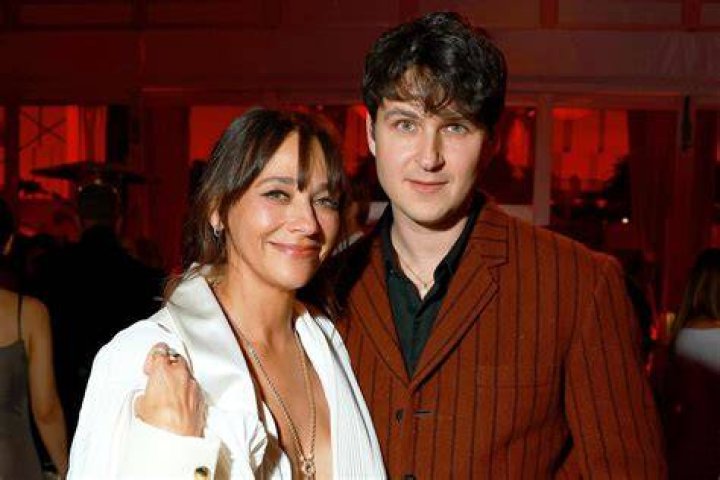 Rashida Jones and Ezra Koenig at the Variety Studio event in January 2017