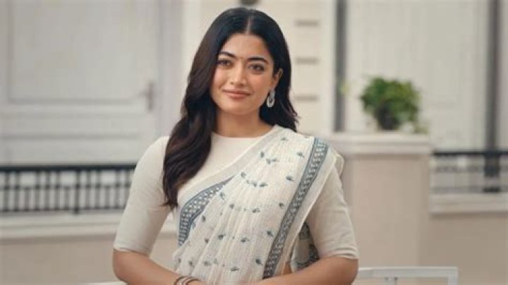 Rashmika Mandanna as seen in a picture taken at the audio launch of Geetha Govindam on August 2, 2018