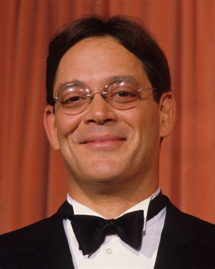 Raul Julia as seen in a black-and-white picture in 1977