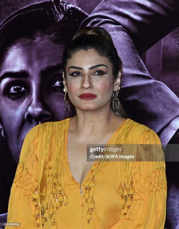 Raveena Tandon as seen in a picture taken while inaugurating the new store of 'Zaira Diamond' in Delhi in August 2013