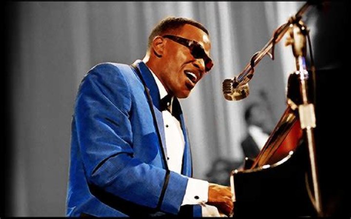 Ray Charles during a performance in July 2003