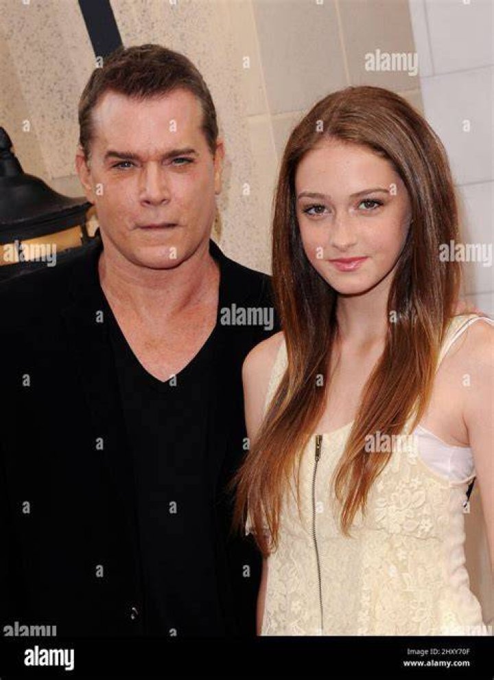 Ray Liotta with his daughter as seen in January 2017
