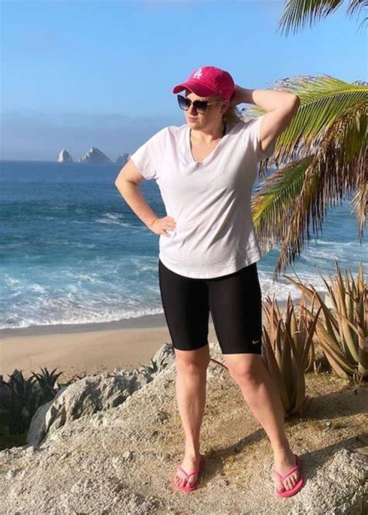 Rebel Wilson during her vacation in Mexico in 2020