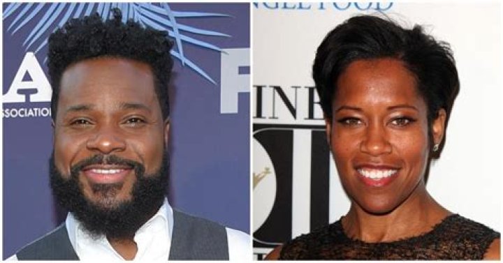 Regina King and Malcolm-Jamal Warner at a public event in 2013