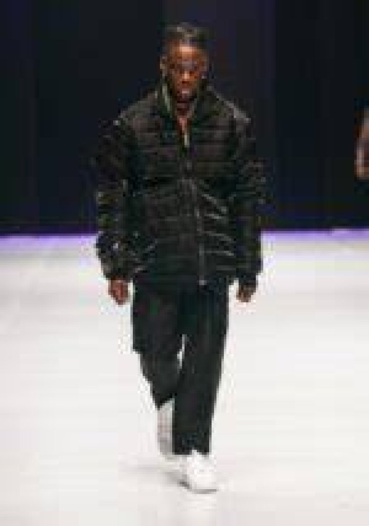 Rema catwalk for UK apparel Tokyo James at Lagos Fashion Week in 2019