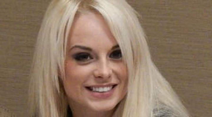 Rhian Sugden signing autographs at Boston Megafest in November 2013