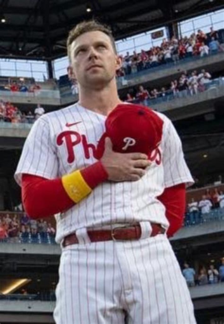 Rhys Hoskins as seen with the Philadelphia Phillies during a game at Citizens Bank Park on September 15, 2018