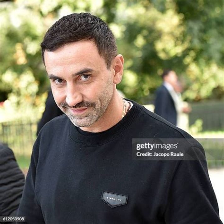 Riccardo Tisci as seen in a picture with Russian model Irina Shayk October 2021