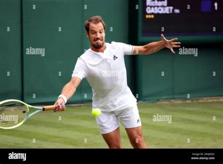 Richard Gasquet at the opening party of ATP Monte Carlo Masters on April 9, 2016