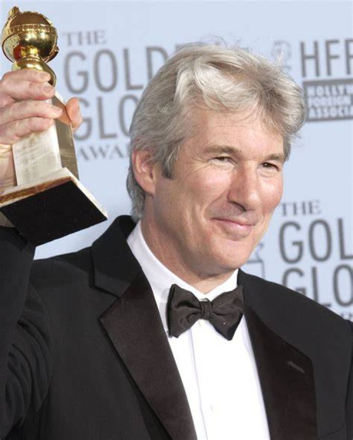 Richard Gere receiving the Golden Icon Award in 2012