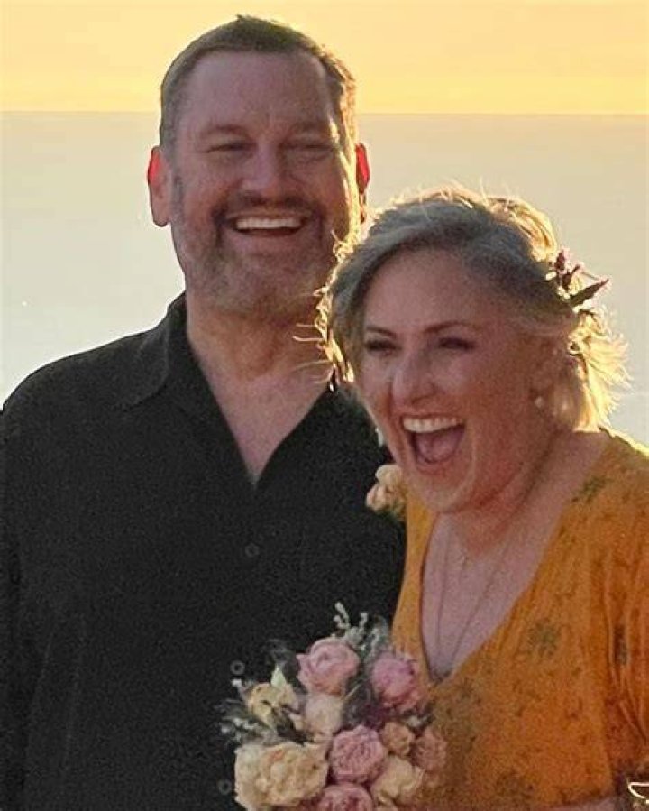 Ricki Lake and Ross Burningham, as seen in February 2021