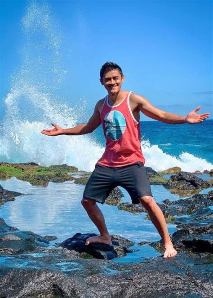 Ricky Ireland during a trip to Hawaii in March 2019