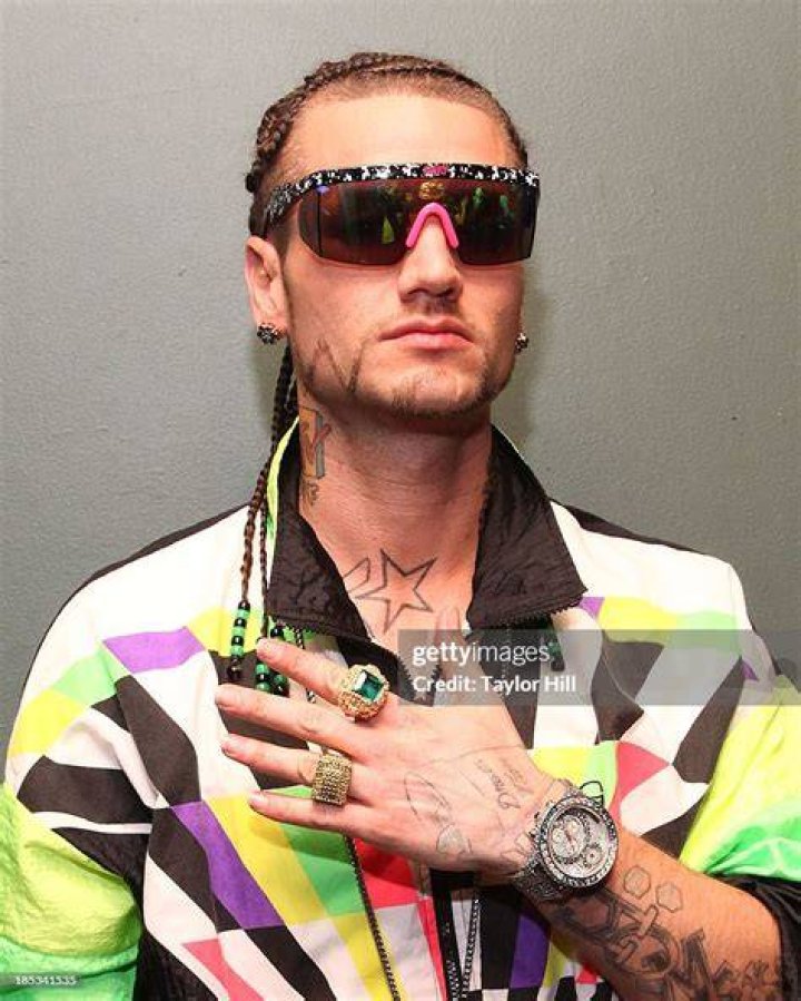 RiFF RAFF showing his new haircut in an Instagram selfie as seen in March 2017