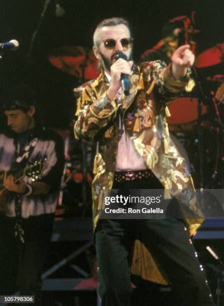 Ringo Starr during a performance in February 2013