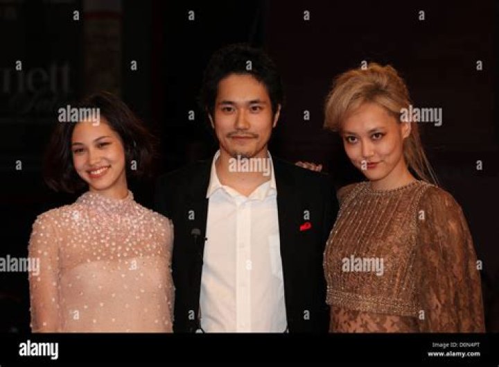 Rinko Kikuchi and Kenichi Matsuyama at 2010 Venice Film Festival for the film 'Norwegian Wood'