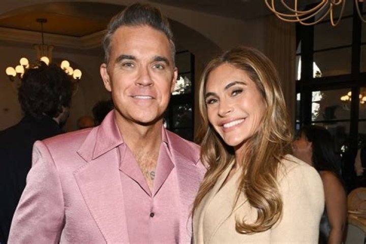 Robbie Williams and Ayda Field at the 68th annual Cannes Film Festival in May 2015