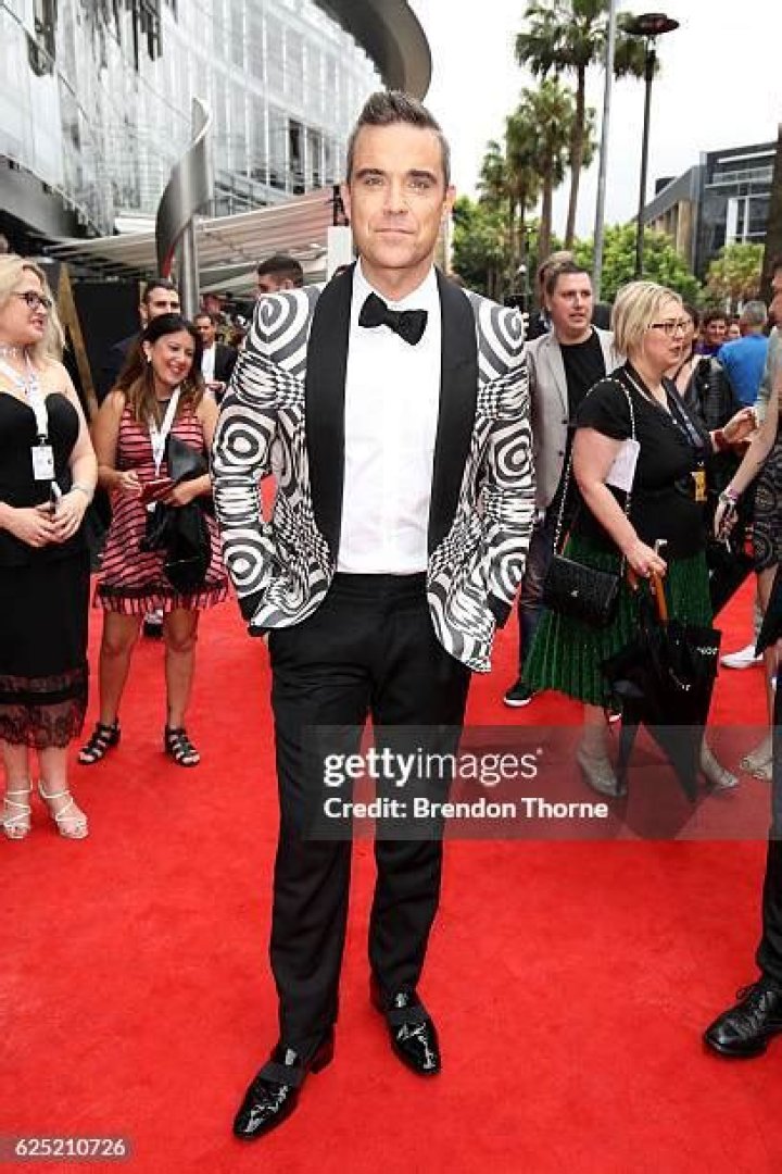 Robbie Williams at the ARIA Awards in November 2016 in Sydney, Australia