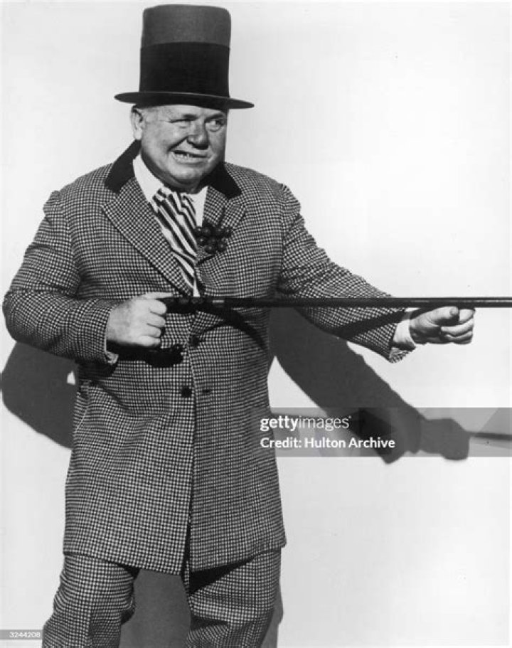 Rod Steiger dressed as the notorious mobster Al Capone in the film of the same name