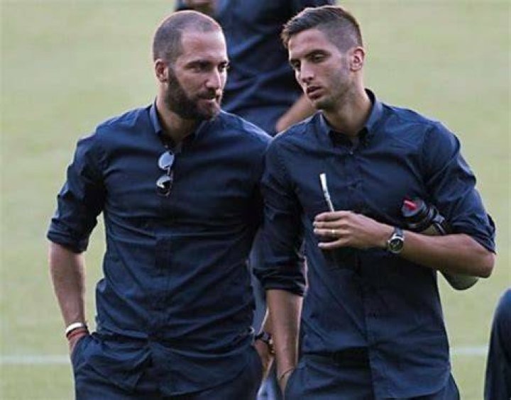 Rodrigo Bentancur (Right) with Gonzalo Higua&iacute;n in August 2018