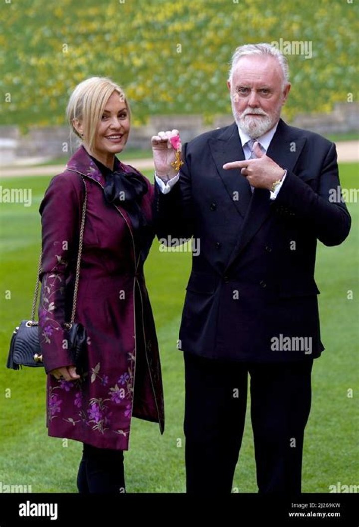 Roger Taylor with his Wife Sarina Taylor in an Instagram Selfie in February 2019
