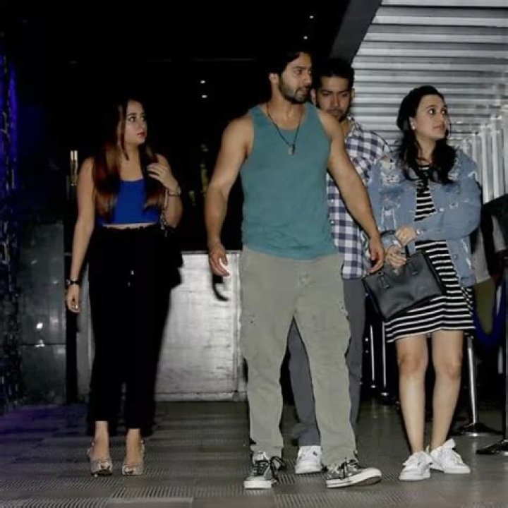 Rohit Dhawan (Left) with Jaanvi Desai and Arjun Kapoor in January 2021