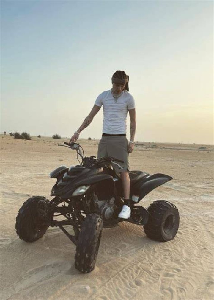 Rondodasosa as seen while enjoying his time in Dubai, United Arab Emirates in April 2021