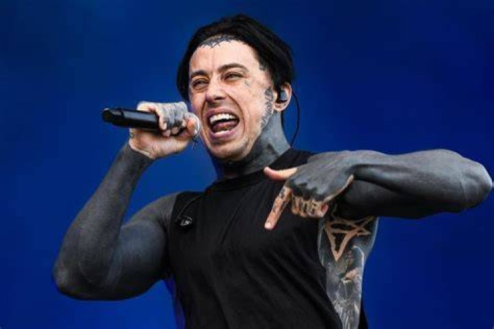 Ronnie Radke performing at Rock im Park 2014 event
