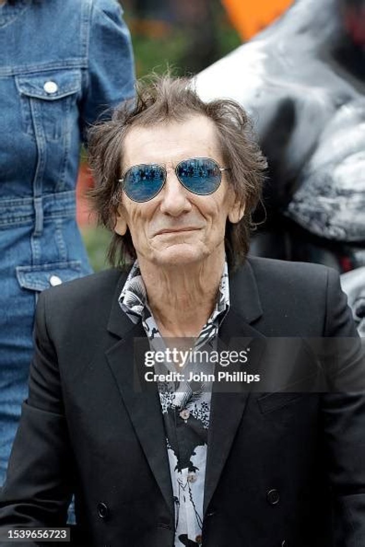 Ronnie Wood as seen at his art exhibition in Hotel Kramer Malmö in 1988