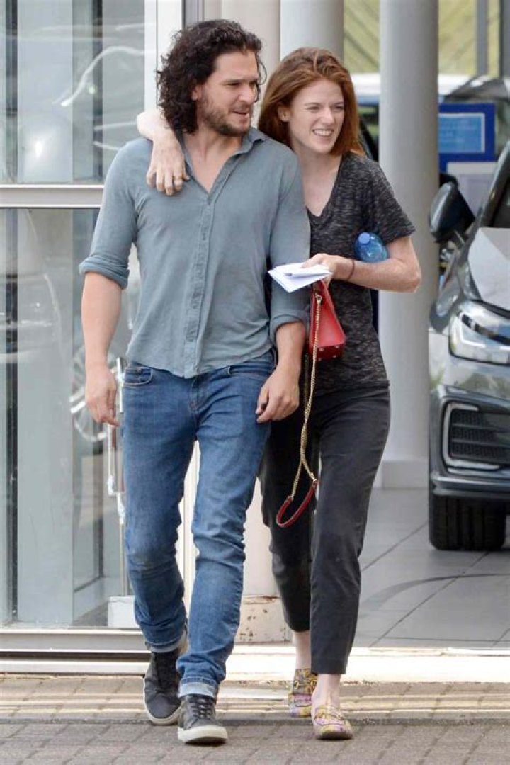 Rose Leslie and Kit Harington.