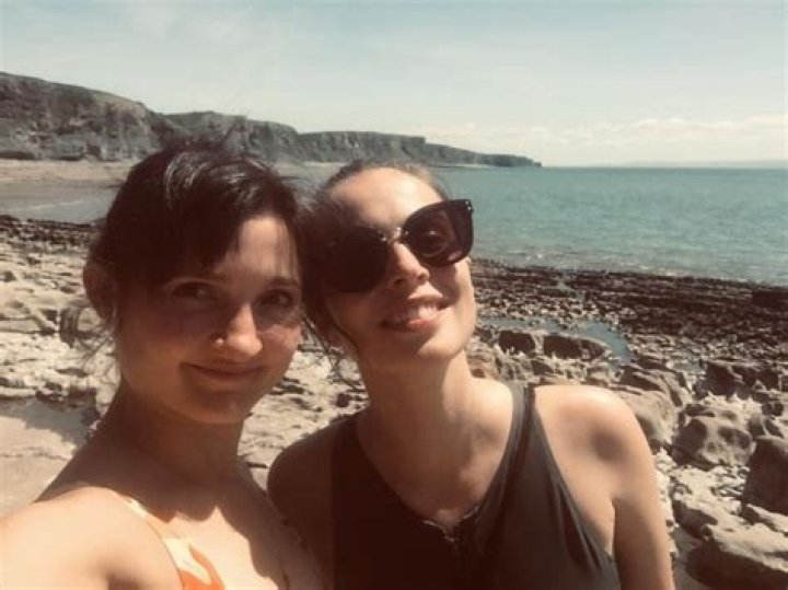 Ruby Bentall as seen while taking a selfie in London, England, United Kingdom in April 2017