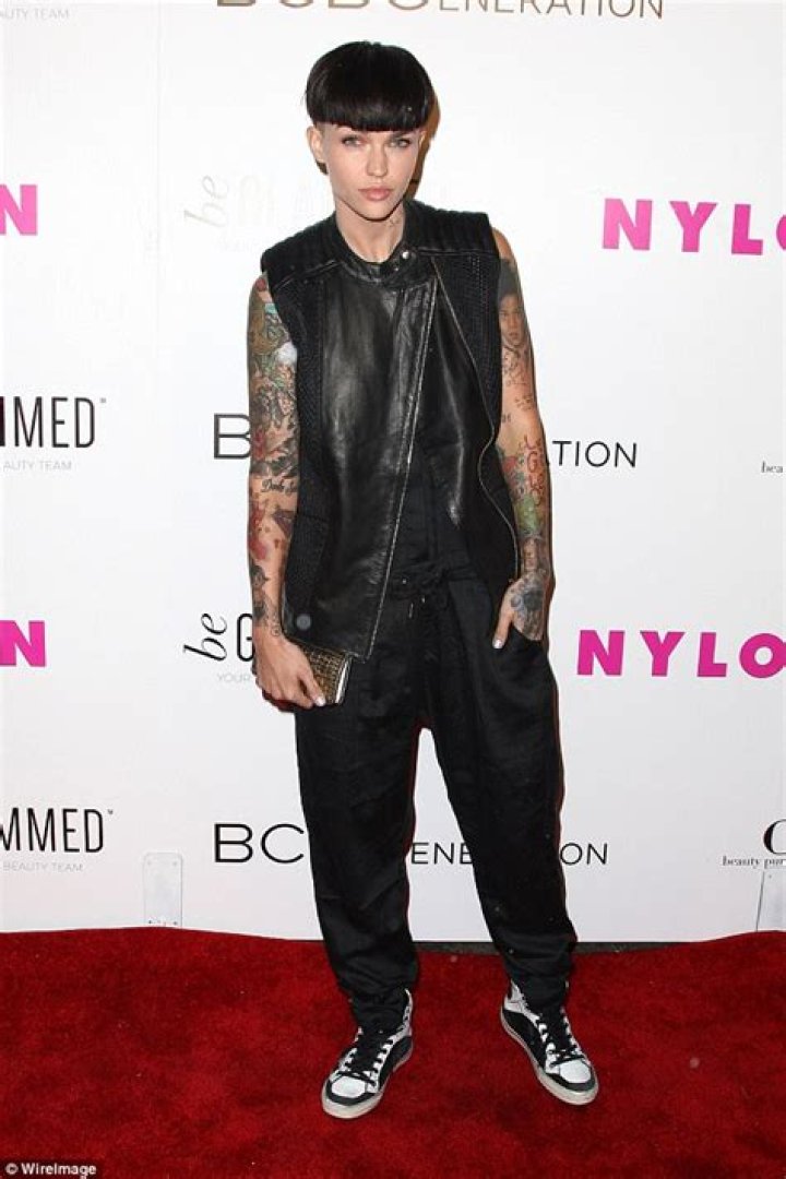 Ruby Rose during a shower scene