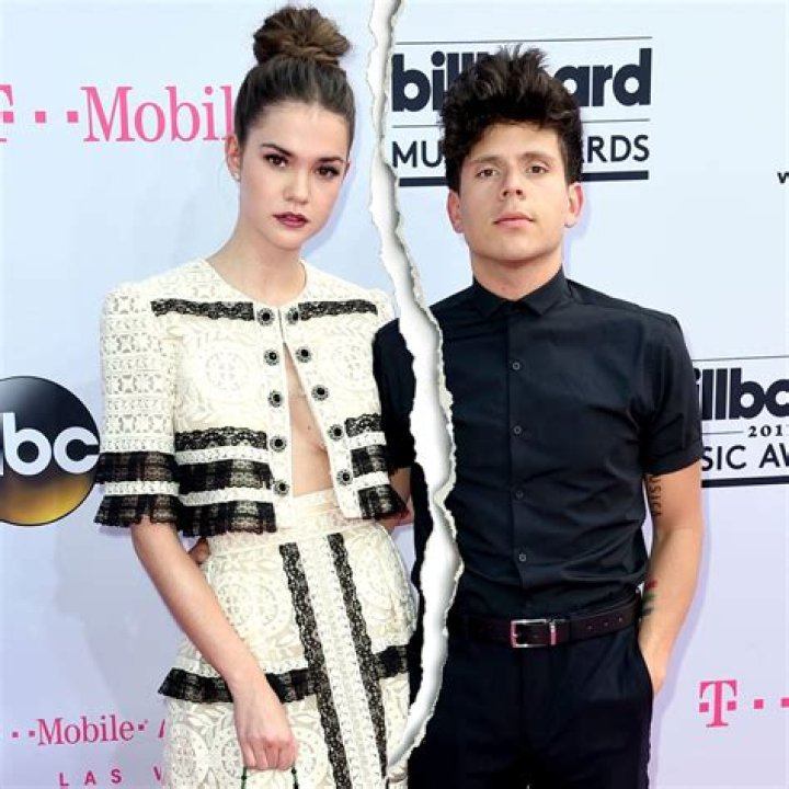 Rudy Mancuso and Maia Mitchell at the Spotify Best New Artist Nominees celebration in February 2017