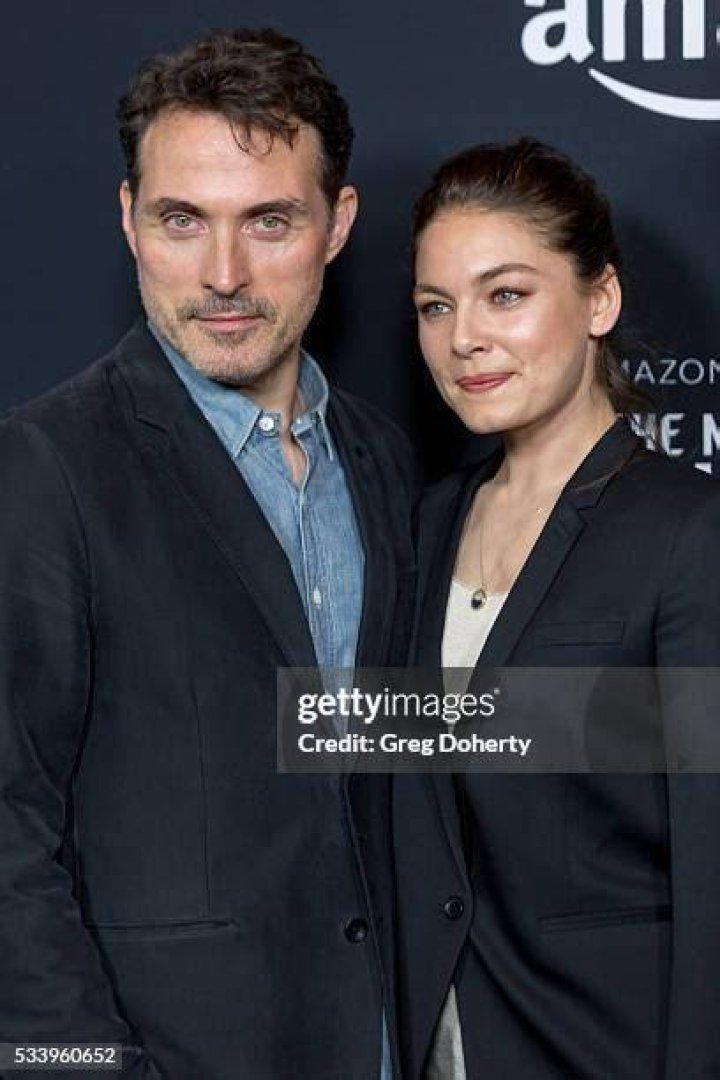 Rufus Sewell with actress Alexa Davalos, in an Instagram selfie from July 2018