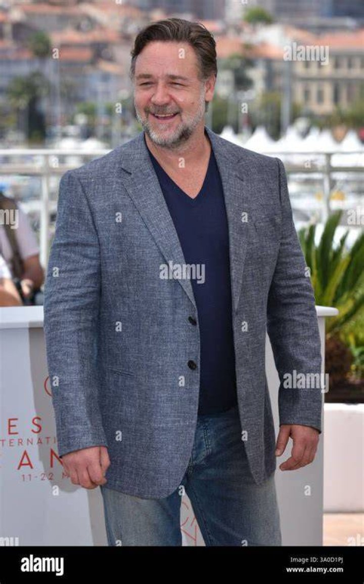 Russell Crowe at The Nice Guys premiere during the 69th Cannes Film Festival in May 2016