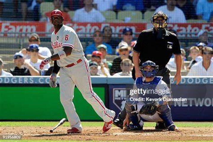 Ryan Howard as seen while batting for the Philadelphia Phillies during a spring training game in Florida on March 12, 2007