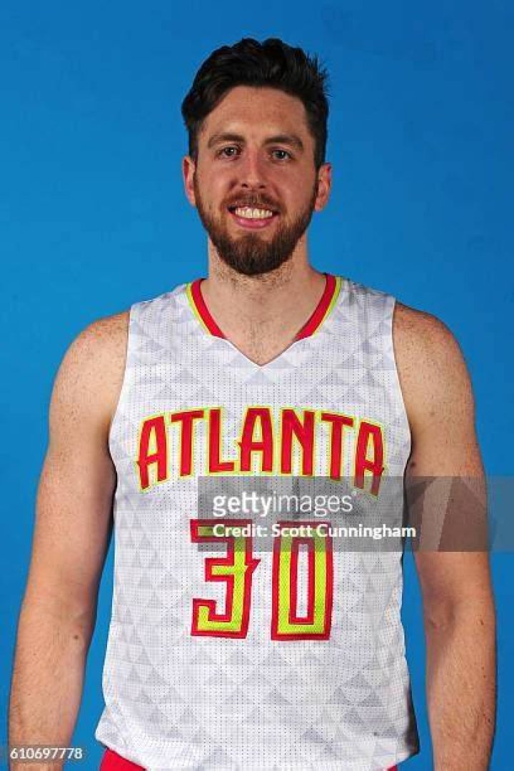 Ryan Kelly poses for Atlanta Hawks during media day on September 26, 2016
