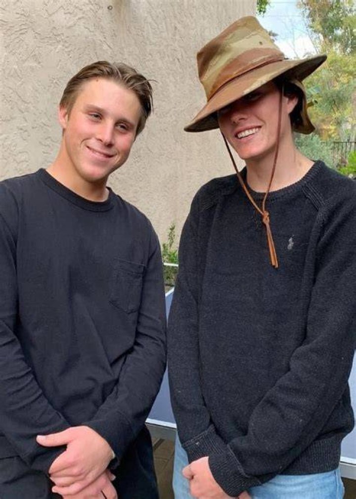 Ryland Storms (Right) as seen in a picture alongside Calvin Goldby in July 2019