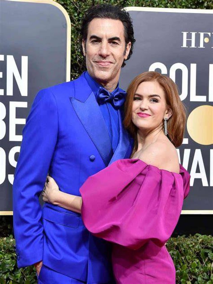 Sacha Baron Cohen and Jennie Marie Pacelli as seen in May 2019