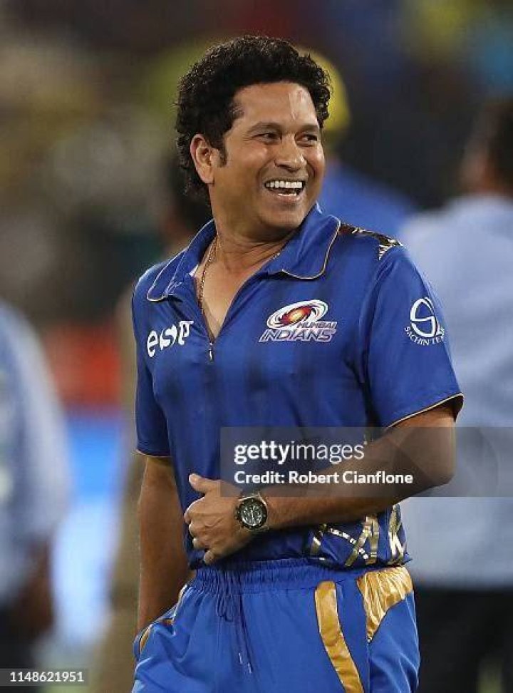Sachin Tendulkar as seen in Mumbai in April 2016