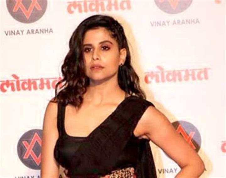Sai Tamhankar snapped at Lokmat Most Stylish Awards 2018